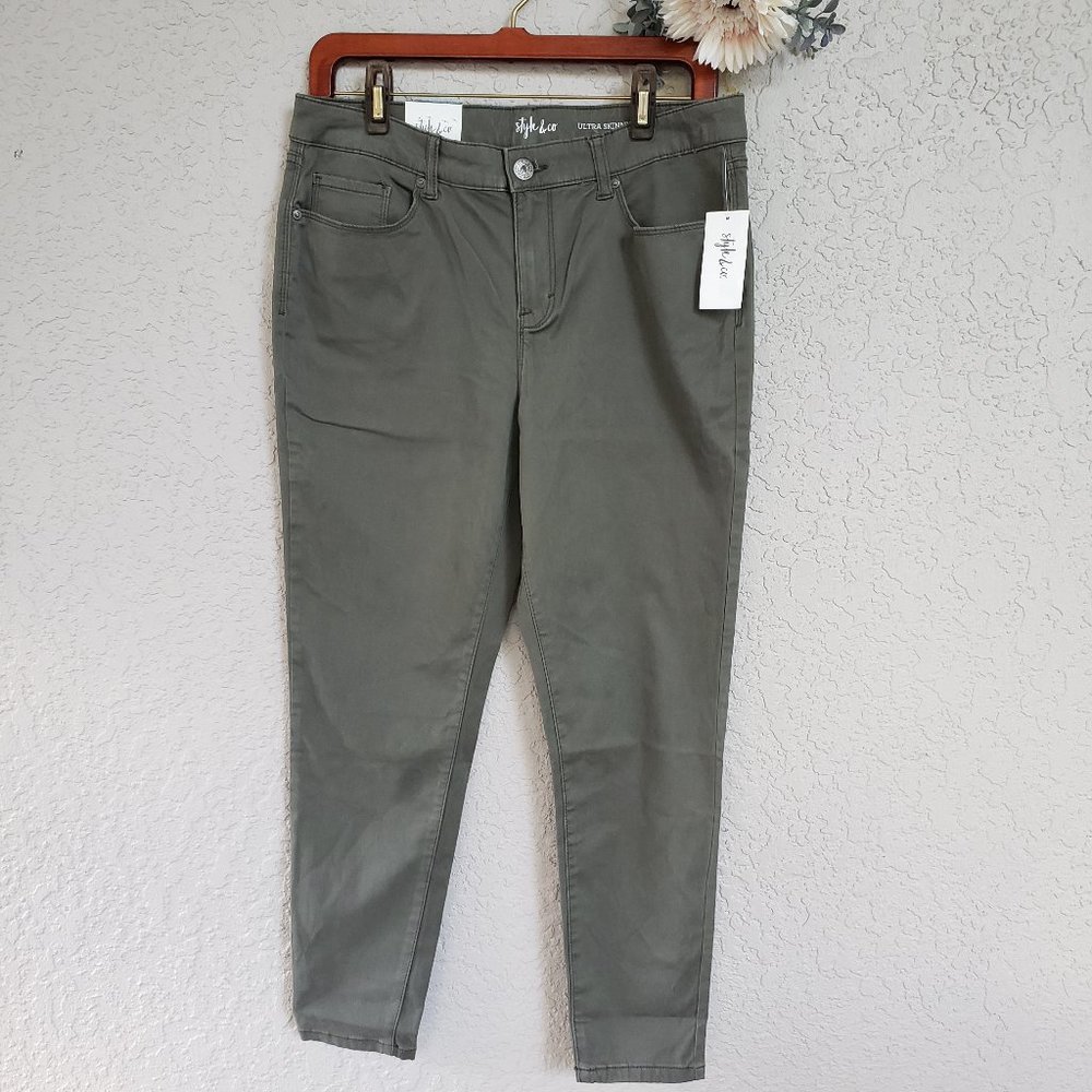 ♥ 2x$25 - Style & Co Ultra Skinny Mid Rise Pants